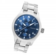 Oozoo Herren Armbanduhr Timepieces C10955 Analog Edelstahl silber UOC10955