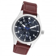 Oozoo Herren Armbanduhr Timepieces C11006 Analog Leder braun UOC11006