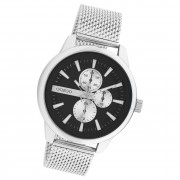 Oozoo Herren Armbanduhr Timepieces C11016 Analog Metall Mesh silber UOC11016