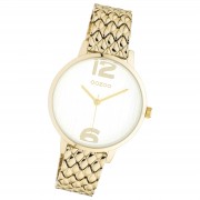 Oozoo Damen Armbanduhr Timepieces Analog Metall gold UOC11022