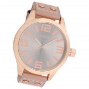 Oozoo Damen Armbanduhr Timepieces Analog Leder rosa UOC1102A