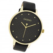 Oozoo Damen Armbanduhr Timepieces C11039 Analog Leder schwarz UOC11039