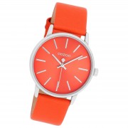 Oozoo Damen Armbanduhr Timepieces Analog Leder orange UOC11062