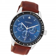 Oozoo Herren Armbanduhr Timepieces Analog Leder braun UOC11110