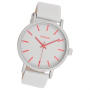 Oozoo Damen Armbanduhr Timepieces Analog Leder grau UOC11180