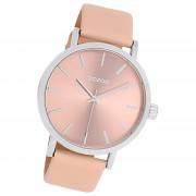 Oozoo Damen Armbanduhr Timepieces Analog Leder rosa UOC11193