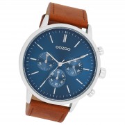Oozoo Herren Armbanduhr Timepieces Analog Leder braun UOC11200