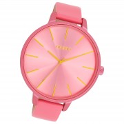 Oozoo Damen Armbanduhr Timepieces Analog Leder pink UOC11250