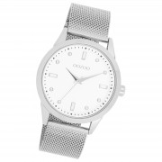 Oozoo Damen Armbanduhr Timepieces Analog Metall silber UOC11280