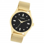 Oozoo Damen Armbanduhr Timepieces Analog Metall gold UOC11283