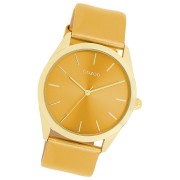 Oozoo Damen Armbanduhr Timepieces Analog Leder gelb UOC11332