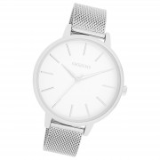 Oozoo Damen Armbanduhr Timepieces Analog Metall silber UOC11362