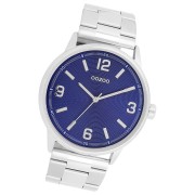 Oozoo Unisex Armbanduhr Timepieces Analog Metallband silber UOC11503