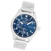 Oozoo Herren Armbanduhr Timepieces Analog Metallband silber UOC11505