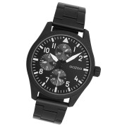 Oozoo Herren Armbanduhr Timepieces Analog Metallband schwarz UOC11509