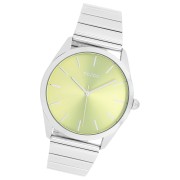 Oozoo Unisex Armbanduhr Timepieces Analog Metallband silber UOC11515