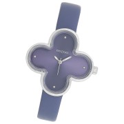 Oozoo Damen Armbanduhr Timepieces Analog Lederband blau UOC11522