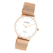 Oozoo Unisex Armbanduhr Vintage Series C20243 Analog Edelstahl roségold UOC20243