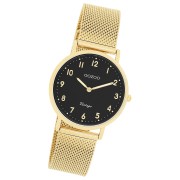 Oozoo Unisex Armbanduhr Vintage Series Analog Metall gold UOC20349