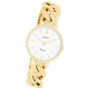 Oozoo Damen Armbanduhr Vintage Series Analog Metall gold UOC20357