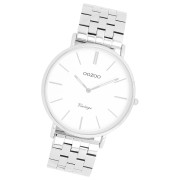 Oozoo Damen Armbanduhr OOZOO Vintage Analog Metallband silber UOC20400