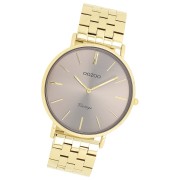 Oozoo Damen Armbanduhr OOZOO Vintage Analog Metallband gold UOC20403