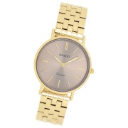 Oozoo Damen Armbanduhr OOZOO Vintage Analog Metallband gold UOC20408