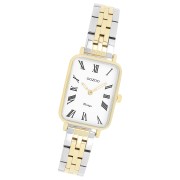 Oozoo Damen Armbanduhr OOZOO Vintage Analog Metallband silber gold UOC20411