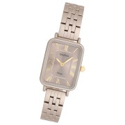 Oozoo Damen Armbanduhr OOZOO Vintage Analog Metallband taupe braun UOC20412