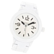 Oozoo Unisex Armbanduhr Vintage Series Analog Metall weiß UOC4116A