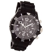 Oozoo Herren Armbanduhr Timepieces Analog Silikon schwarz UOC4839A