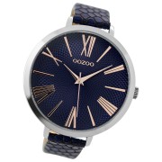 Oozoo Damen Armbanduhr Timepieces Analog Leder blau UOC9218A