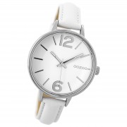 Oozoo Damen Armbanduhr Timepieces 38mm Quarz Leder weiß UOC9480A