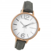 Oozoo Damen Armbanduhr Timepieces 38mm Quarz Leder weiß UOC9483A