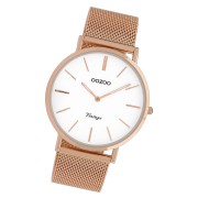 Oozoo Herren Armbanduhr Ultra Slim C9917 Quarz Stahl rosegold UOC9917