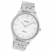 Oozoo Damen Armbanduhr Timepieces Analog Metall silber UOC9980A
