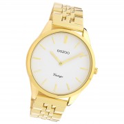 Oozoo Damen Armbanduhr Timepieces Analog Metall gold UOC9985A