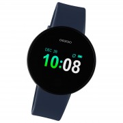 Oozoo Damen Armbanduhr Smartwatches Multifunktion Silikon dunkelblau UOQ00208
