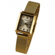 Regent Damen Armbanduhr Analog Metallarmband gold UR2211527