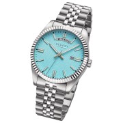 Regent Herrenuhr Edelstahl-Armbanduhr Analog Metallarmband URBA880
