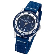 Regent Jugend Armbanduhr Analog Textilarmband blau URF1366