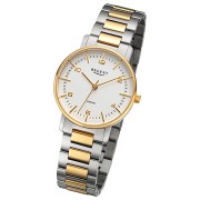 Regent Damen Armbanduhr Analog Metallarmband silber gold URF1484