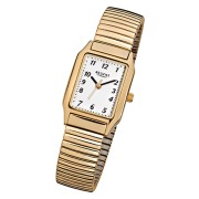 Regent Damen-Armbanduhr F-269 Quarz-Uhr Stahl-Armband gold URF269