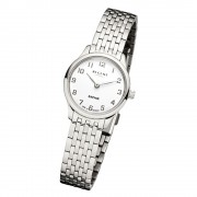 Regent Damen Armbanduhr Analog GM-1457 Quarz-Uhr Metall silber URGM1457