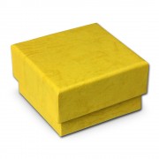 SD Schmuckschachtel gelb Geschenk-Verpackung 40x40x25mm Etui VE3042Y