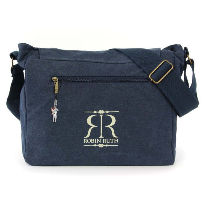 Umhangetasche Canvas blau Union Jack Crossbody Schultertasche Robin Ruth OTG200R