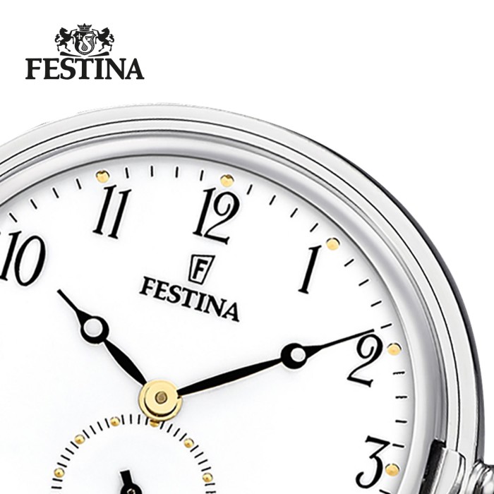 Festina Herren Taschenuhr mit Kette F2026/1 Quarz Analog Edelstahl UF2026/1