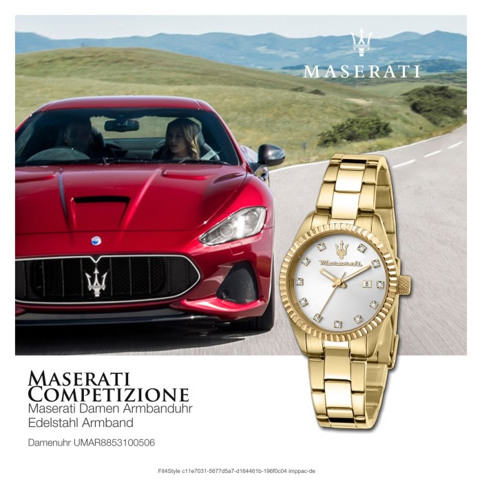 Damenuhr Maserati COMPETIZIONE Analog UMAR8853100506 Edelstahl