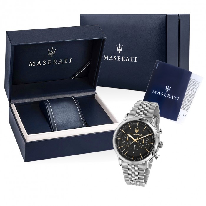 Maserati Herren Armbanduhr EPOCA Chrono Edelstahl UMAR8873618017