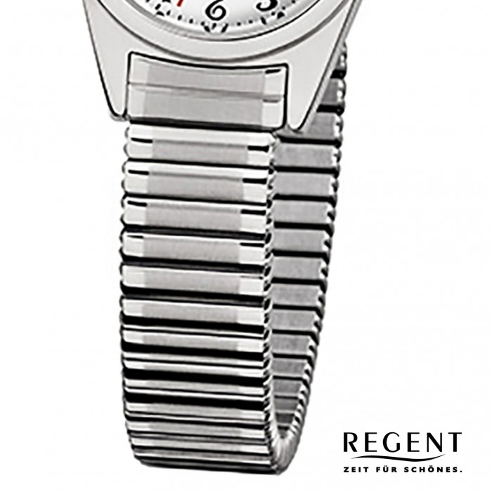 Regent Damen-Armbanduhr F-263 Quarz-Uhr Mini Stahl-Armband gold URF263
